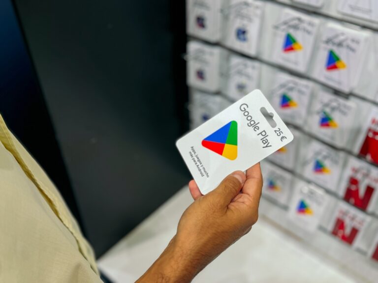 Gift cards do Google Play estão com 10% de desconto na Americanas