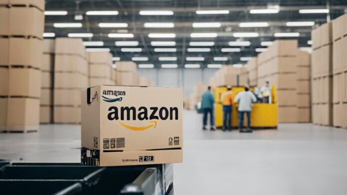 Advertising, ,Testimonial,Photo,Of,Amazon,Box,In,The,Foreground