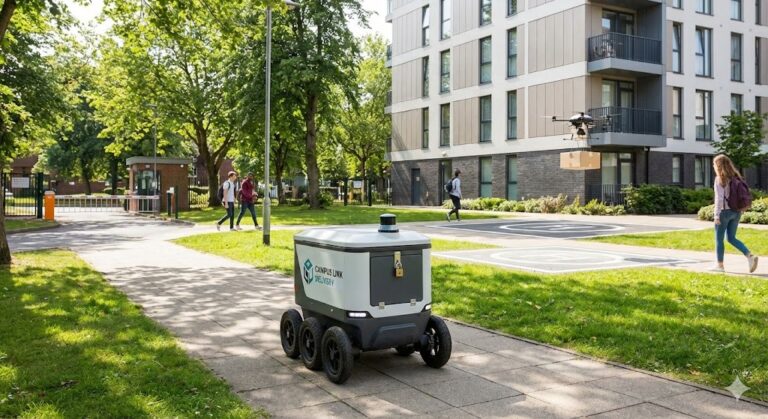 Entregas Autônomas de “Última Milha” (Ambientes Controlados)